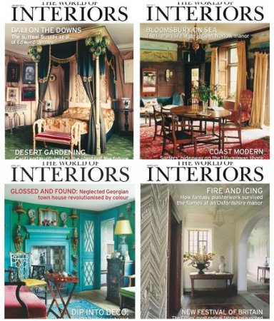 Обложка к The World of Interiors №1-5 (январь-май 2017) PDF