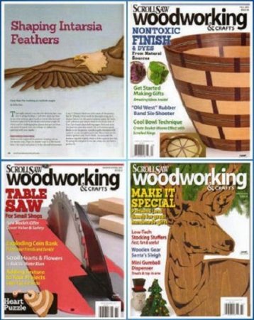 Обложка к Подшивка журналов ScrollSaw Woodworking & Crafts за 2016 год
