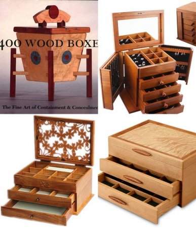 Обложка к 400 Wood Boxes / 400 деревянных шкатулок
