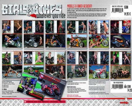 Обложка к Girls & Bikes - Эротический календарь на 2020 год