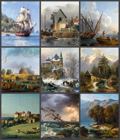 Обложка к Пейзажи зарубежных художников