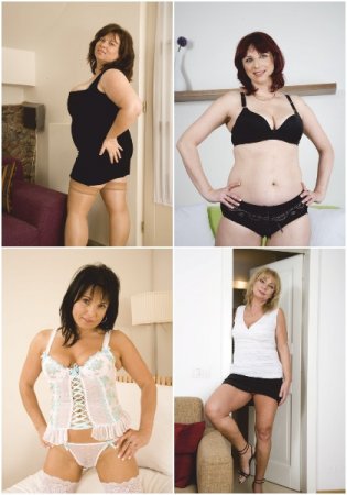 Обложка к Amateur MILFs Nude (February 2021)